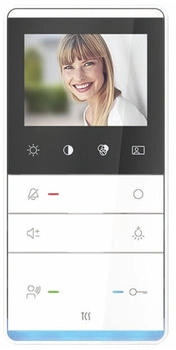 TCS TASTA Video-Freisprech-Innenstation mit schwarzem Displayrahmen 3,5 Zoll (IVW5110-0145)