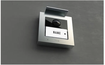 M-E Modern Electronics VISTADOOR VDV-2010 S Video-Türsprechanlage mit RFID Außeneinheit Silber (41264)