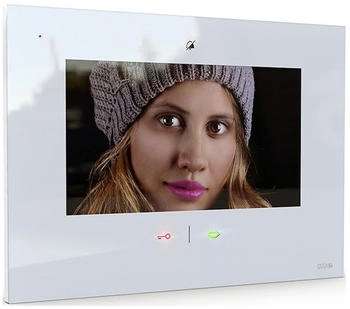 M-E Modern Electronics VDV-907 W Video-Türsprechanlage WLAN, Funk Inneneinheit Weiß (41269)