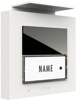M-E Modern Electronics m-e modern-electronics ADV-1010 W Vistadoor Audio-Außenstation für Kabelgebunden Außeneinheit 1 Familienhaus Weiß (41325)