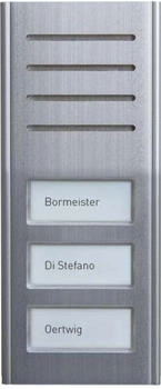 TCS ASX13003-0010 3 Tasten 1-reihig AP silber