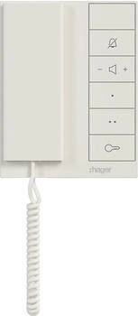 Hager Innenstation Audio IP H&ouml;rer cremewei&iuml;&iquest;&oelig; (ws) RTQ640X