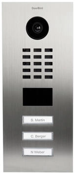 DoorBird D2103V IP- LAN Au&szlig;eneinheit Edelstahl V4A (geb&uuml;rstet) (423870734)