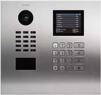 DoorBird D21DKH IP- (423870871) Display Keypad horizontal edelstahl V2A gebürstet