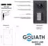 Goliath Basic Line Aufputz Full HD Video-Türsprechanlage 5-Familien 7