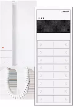Comelit Ultra Audio Türsprech-Set AP, 16WE Mini mit Hörer (KAU2216)