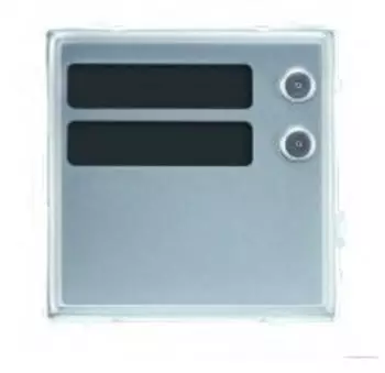 Urmet Sinthesi Modul eloxiertes Aluminium 2 Ruftasten (1148/12)