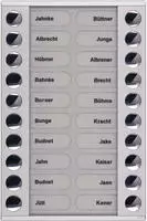 TCS T&uuml;r Control Audioau&szlig;enstation 2-reihig PET20-EN/04