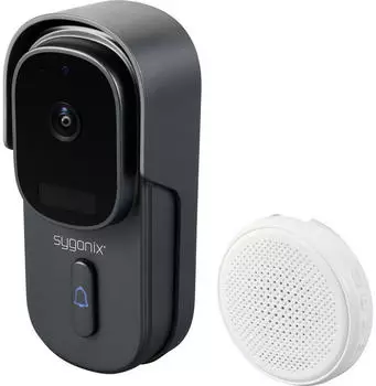 Sygonix IP-Video-T&uuml;rsprechanlage WLAN, Funk, Grau/Wei&szlig; (SY-6721066)