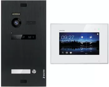 Balter EVO Video-Türsprechanlage 7" 2-Draht 150° Weitwinkel, 1 Familienhaus, Schwarz (EVO-BL-1F-7M)