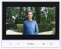 DoorBird 429614004, DoorBird IP Video Innenstation A1103 White Edition schwarzer