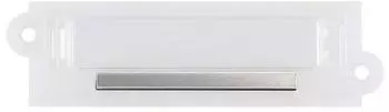 ELCOM AVZ-RHB Ruftaster mit Namensschild wei&szlig;e LED Edelstahl (REH034Y)