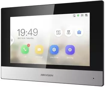 Hikvision DS-KH6320Y-WTE2 Innenstation 7" TFT LCD Touchscreen 2-Draht WiFi (DS-KH6320Y-WTE2)
