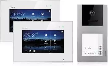 Balter EVO Video-Türsprechanlage 2-Familienhaus Aufputz, 2 Monitore (EVO-AP-2FAM-2M)