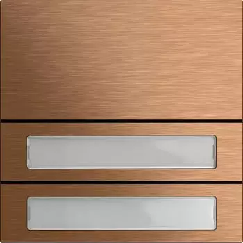 Gira TKS-Modul System 106 Ruftastenmodul 2-fach, bronze (5532921)