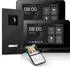 Balter Entri L Video-Türsprechanlage 2x 7-Zoll HD-Monitor Full HD Kamera 2-Draht, schwarz (ENTRI-L-SET-BLACK-2M)