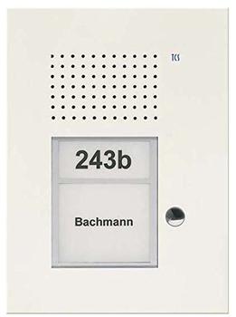 TCS T&uuml;r Control Audio Au&szlig;enstation PUK 1 Taste 1spaltig UP wei&szlig;