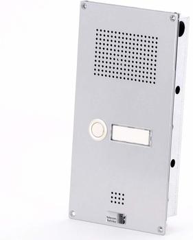 Telecom Behnke Serie 5 UP-Set mit 1-Ruftaste, silber