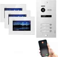 Balter Video-T&uuml;rsprechanlage EVO Silber Video T&uuml;rsprechanlage 2-Draht Wifi 3