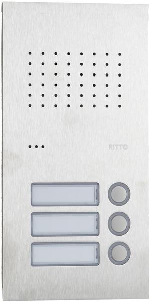 Ritto Acero pur Edelstahl-Türstation Audio (RGE18103/25)
