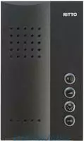 Ritto by Schneider 1723040 T&uuml;rsprechanlage Schwarz