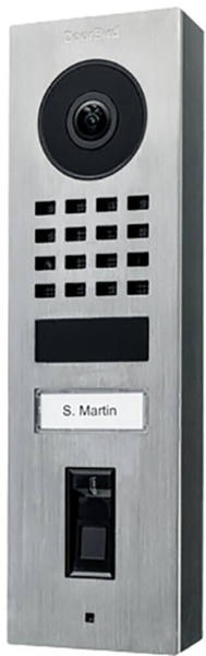 DoorBird D1101FV Fingerprint 50 Aufputz 1 Ruftaste Edelstahl V2A gebürstet (423872141)