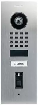DoorBird D1101FV Fingerprint 50 Unterputz 1 Ruftaste Edelstahl V4A gebürstet (423872189)
