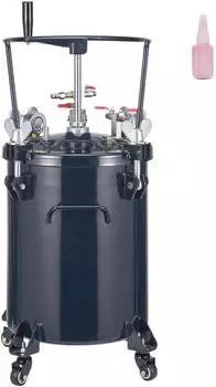 VEVOR 30 L Drucktank 70 psi Lackierpistole Farbbeh&auml;lter &Phi; 80 x 42,5 cm