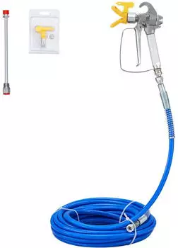 VEVOR Airless-Farbspritzschlauch-Set 15m 0.64cm Drehgelenk 248 bar mit 517-Spitze