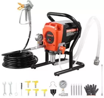 VEVOR Airless-Farbspritzger&auml;t 900W 3300PSI (190C)