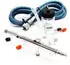Wiltec Airbrush-Pistole 182K Doppelwirkung, Düsen 0,3/0,5/0,8mm, 20ml Becher (34172)