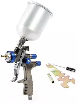 XPOtool LVLP Lackierpistole 500ml Aluminium Becher 1,4mm D&uuml;se (63015)
