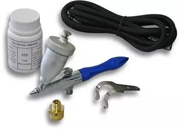 Wiltec Air Eraser Mini-Sandstrahlpistole 0,5mm D&uuml;se 15ml Becher (34178)