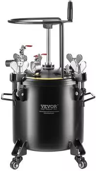 VEVOR Druckbeh&auml;lter f&uuml;r Spr&uuml;hfarbe 20L 70psi mit Rollen (JY-SD20L)