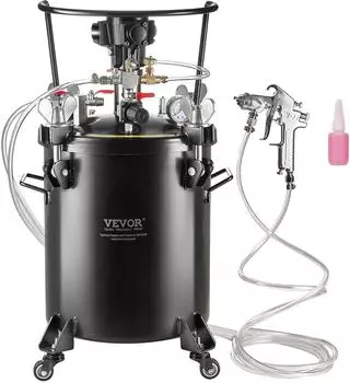VEVOR Druckbeh&auml;lter 30L Vollautomatisches R&uuml;hren 70psi (JY-ZDS30L)