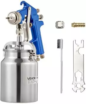 VEVOR Saugbecherpistole 1000cc, D&uuml;se 1,8mm, Einstellbarer Durchfluss (4001)