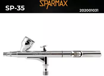 Sparmax SP-35 Airbrush Schwerkraftbecher Doppelwirkung 0,35mm (SP-35)