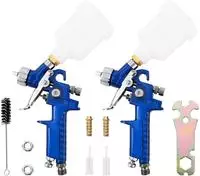 vidaXL HVLP Farbspritzpistolen Kits 125 ml Becher 0,8 mm D&uuml;se 125 ml