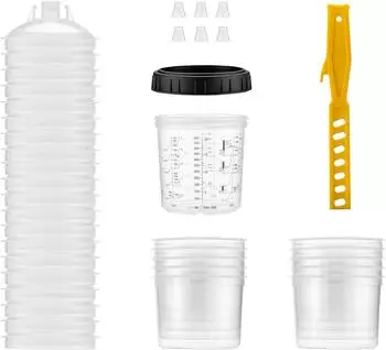 Wiltec Mischbechersystem 600ml, 50x Filter 125&mu;m (65797)