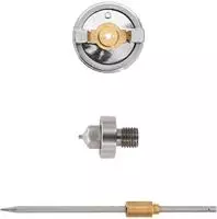 vidaXL HVLP Spritzpistole D&uuml;se 0,8 mm D&uuml;se Silber Edelstahl
