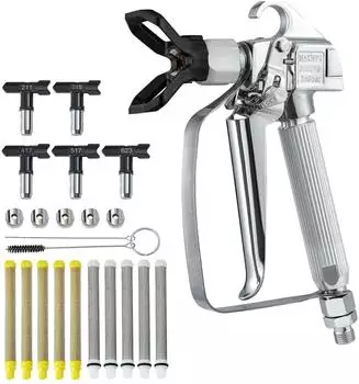 VEVOR Airless Farbspritzpistole 3600PSI mit 5 Düsen (ZT-34)