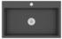 vidaXL Kitchen sink stainless steel 70 x 44 x 20 cm