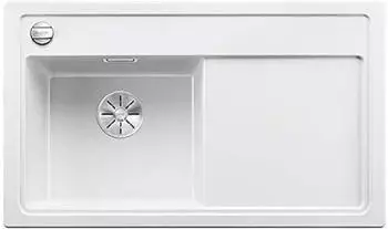 Blanco Zenar 45 S-F Becken Links wei&szlig; Exzenterbet&auml;tigung (523836)