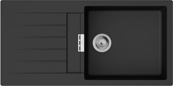 Hansgrohe S52 S520-F480 Einbausp&uuml;le 480 graphitschwarz (43358170)