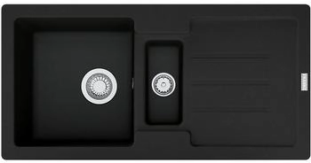 Franke Strata STG 651-86 Black matt Handbetätigung
