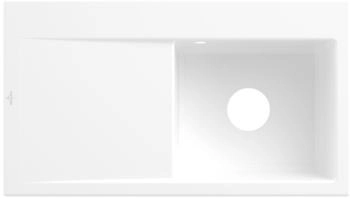 Villeroy & Boch Subway Style 50 Becken rechts stone white (335100RW)