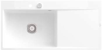 Villeroy & Boch Subway Style 60 Flat Becken links snow white Exzenterbet&auml;tigung (33622FKG)