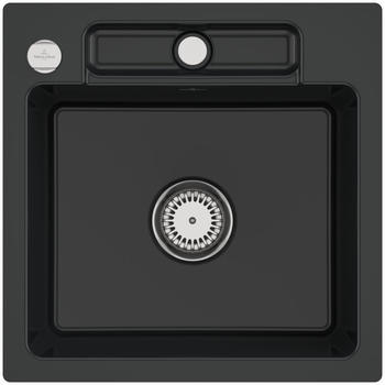 Villeroy & Boch Siluet 50 S flat Ebony Exzenterbetätigung (33452FS5)