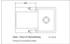 Villeroy & Boch Siluet 45 flat Fossil Exzenterbetätigung (33342FKD)