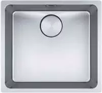 FRANKE 1220625057, Franke MYTHOS MYX 110-45 Edelstahl Unterbausp&uuml;le Druckknopfventil